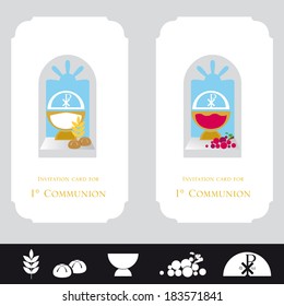 Tickets invitation for the first Communion