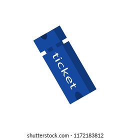 Tickets isometric left top view 3D icon