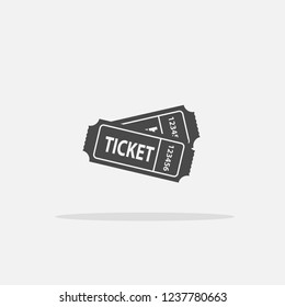 Tickets vector icon