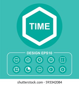 Ticking time pictograph