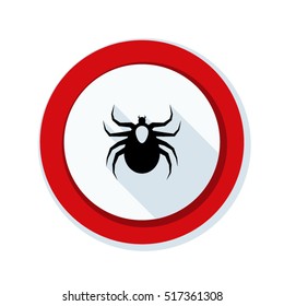 Ticks acarine danger sign