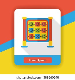tic-tac-toe flat icon