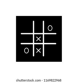 Tic-tac-toe, noughts and crosses icon