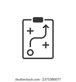 Icono vectorial tic-tac-toe. Diseño plano.