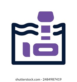 tidal power icon. vector dual tone icon for your website, mobile, presentation, and logo design.