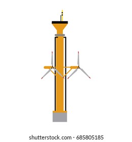 tidal power plant icon image
