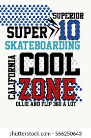 tide high california surfing,t-shirt print poster vector illustration