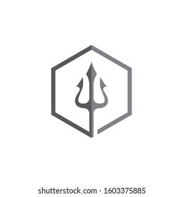 Tident icon Vector Illustration design Logo template