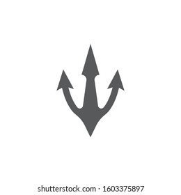 Tident icon Vector Illustration design Logo template