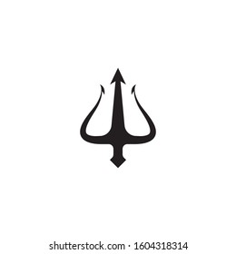 Tident icon Vector Illustration design Logo template