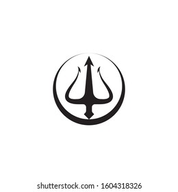 Tident icon Vector Illustration design Logo template