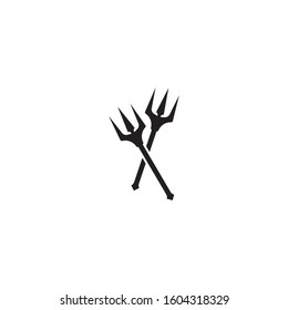 Tident icon Vector Illustration design Logo template