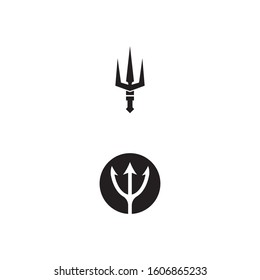 Tident icon Vector Illustration design Logo template