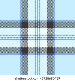 Aufgeräumt Stoff, Vektortextilien, Esszimmer Textur nahtlosen Hintergrund. Feiern Sie Muster prüfen karierten Tartan in hellen und mint Creme Farben Palette.