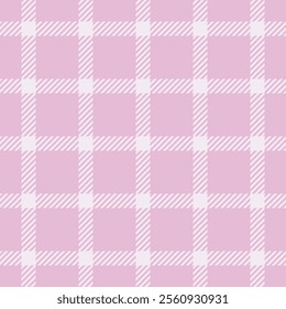 Tie background fabric vector, quality tartan pattern textile. Celebrate check seamless texture plaid in light and white colors palette.