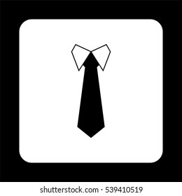 Tie Black Vector Icon Stock Vector (Royalty Free) 539410519 | Shutterstock