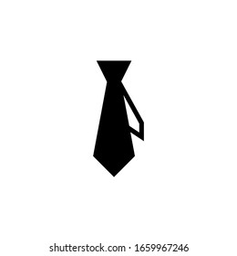 tie black and white icon