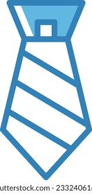 Icono azul del vínculo - Icono único, vector