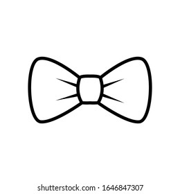 Icono de arco de amarre en estilo plano. Ilustración vectorial de amarre en fondo aislado blanco