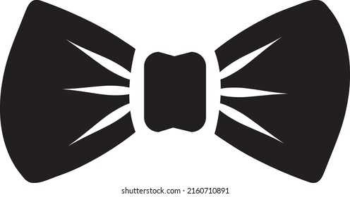 Tie bow icon in flat style. Bowtie vector illustration on white isolated background. Butterfly business concept..eps
