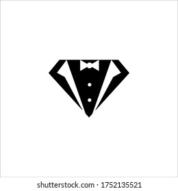 Tie Diamond Logo Symbol, Vektorgrafik