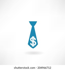 tie with dollar icon