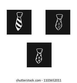 tie doodle icon vector cartoon
