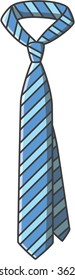 Tie doodle illustration design