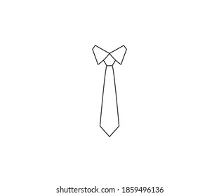 Tie Dress Code Icon Vector Illustration Stock Vector (Royalty Free ...