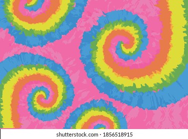 Tie Dye Art Abstract Background