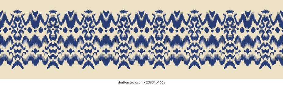Tie dye art brush and lace. Vector Ethnic necklace. Ikat pattern. Shibori print with stripes and chevron. Ink textured japanese background. Bohemian fashion. Watercolor texture. Hand drawn, not AI