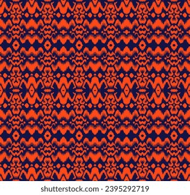 Tie dye art brush and lace. Vector Ethnic necklace. Ikat pattern. Shibori print with stripes and chevron. Ink textured japanese background. Bohemian fashion. Watercolor texture. Hand drawn, not AI