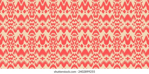 Tie dye art brush and lace. Vector Ethnic necklace. Ikat pattern. Shibori print with stripes and chevron. Ink textured japanese background. Bohemian fashion. Watercolor texture. Hand drawn, not AI
