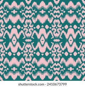Tie dye art brush and lace. Vector Ethnic necklace. Ikat pattern. Shibori print with stripes and chevron. Ink textured japanese background. Bohemian fashion. Watercolor texture. Hand drawn, not AI