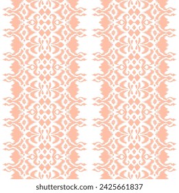 Tie dye art brush and lace. Vector Ethnic necklace. Ikat pattern. Shibori print with stripes and chevron. Ink textured japanese background. Bohemian fashion. Watercolor texture. Hand drawn, not AI