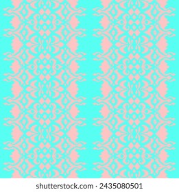 Tie dye art brush and lace. Vector Ethnic necklace. Ikat pattern. Shibori print with stripes and chevron. Ink textured japanese background. Bohemian fashion. Watercolor texture. Hand drawn, not AI