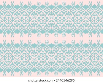 Tie dye art brush and lace. Vector Ethnic necklace. Ikat pattern. Shibori print with stripes and chevron. Ink textured japanese background. Bohemian fashion. Watercolor texture. Hand drawn, not AI