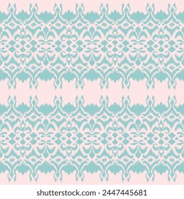 Tie dye art brush and lace. Vector Ethnic necklace. Ikat pattern. Shibori print with stripes and chevron. Ink textured japanese background. Bohemian fashion. Watercolor texture. Hand drawn, not AI