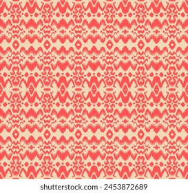 Tie dye art brush and lace. Vector Ethnic necklace. Ikat pattern. Shibori print with stripes and chevron. Ink textured japanese background. Bohemian fashion. Watercolor texture. Hand drawn, not AI