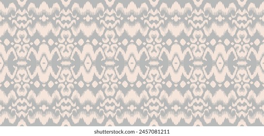Tie dye art brush and lace. Vector Ethnic necklace. Ikat pattern. Shibori print with stripes and chevron. Ink textured japanese background. Bohemian fashion. Watercolor texture. Hand drawn, not AI