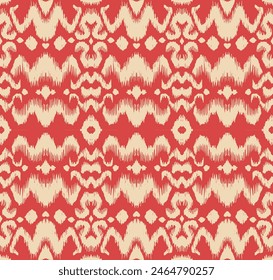Tie dye art brush and lace. Vector Ethnic necklace. Ikat pattern. Shibori print with stripes and chevron. Ink textured japanese background. Bohemian fashion. Watercolor texture. Hand drawn, not AI