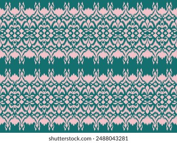 Tie dye art brush and lace. Vector Ethnic necklace. Ikat pattern. Shibori print with stripes and chevron. Ink textured japanese background. Bohemian fashion. Watercolor texture. Hand drawn, not AI