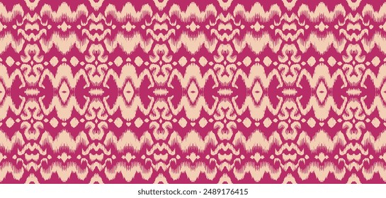 Tie dye art brush and lace. Vector Ethnic necklace. Ikat pattern. Shibori print with stripes and chevron. Ink textured japanese background. Bohemian fashion. Watercolor texture. Hand drawn, not AI