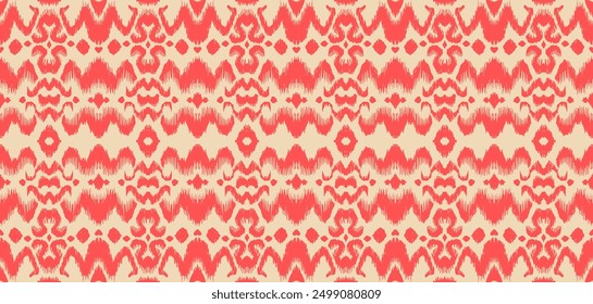 Tie dye art brush and lace. Vector Ethnic necklace. Ikat pattern. Shibori print with stripes and chevron. Ink textured japanese background. Bohemian fashion. Watercolor texture. Hand drawn, not AI