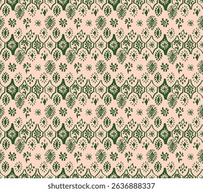 Tie dye art brush and lace. Vector Ethnic necklace. Ikat pattern. Shibori print with stripes and chevron. Ink textured japanese background. Bohemian fashion. Watercolor texture. Hand drawn, not AI