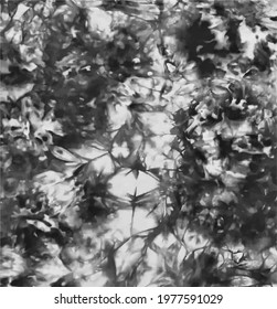 Tie dye background Geometric pattern texture Vector illustration Shibori Abstract batik brush seamless and repeat pattern design Gray Black White