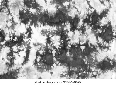 Tie dye background Geometric pattern texture Vector illustration Shibori Abstract batik brush seamless and repeat pattern design Black, white, gray Paint splatter