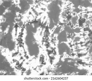 Tie dye background Geometric pattern texture Vector illustration Shibori Abstract batik brush seamless and repeat pattern design Black, white, gray Paint splatter Curls, waves, dirty