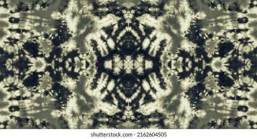 Tie dye background Geometric pattern texture Vector illustration Shibori Abstract batik brush seamless and repeat pattern design Black, white, gray Paint splatter Curls, waves, dirty