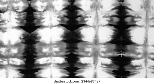 Tie dye background Geometric tradition pattern texture Vector illustration Shibori Abstract batik brush repeat fabric pattern creativity design Hand ornamental painted Black and white